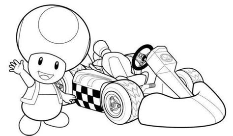 Winnie the pooh coloring pages honey. Toad Mario Kart Racing Coloring Pages | Mario coloring ...