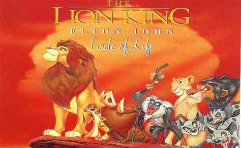 Lion King Opening Song Lyrics Circle Of Life Elton John
