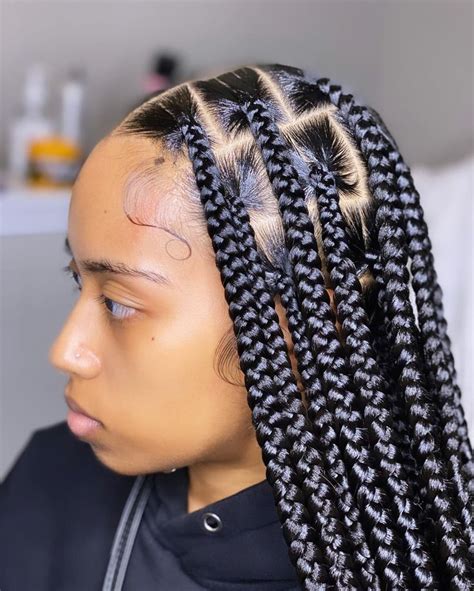 60 new knotless box braids ideas for 2024 thrivenaija box braids hairstyles for black women