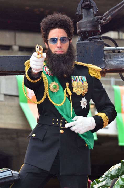 Sacha Baron Cohen Aka Admiral General Aladeen The Dictator World