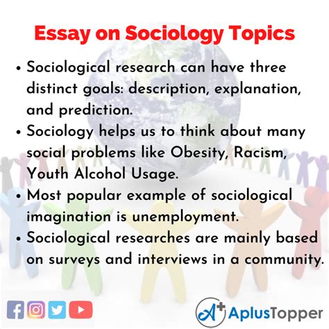 Essay On Sociology Topics Sociology Topics Essay For Students And