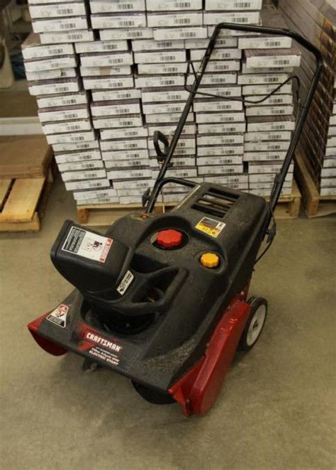 Craftsman Snow Blower 21 Clearing Width 179cc 4 Cycle Ohv Electric