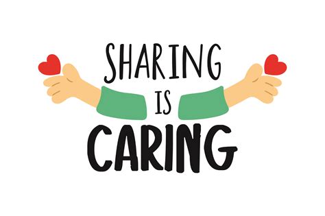 Sharing Is Caring Svg Cut File By Creative Fabrica Crafts Creative Fabrica