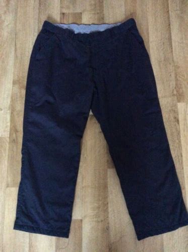 Clifford James Chums Navy Thermal Lined Warm Trousers 38 S Waist 27