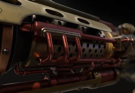 Artstation Steampunk Shotgun