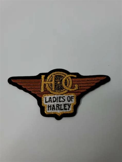 Harley Davidson Hog Ladies Of Harley Patch For Vest Or Jacket 800