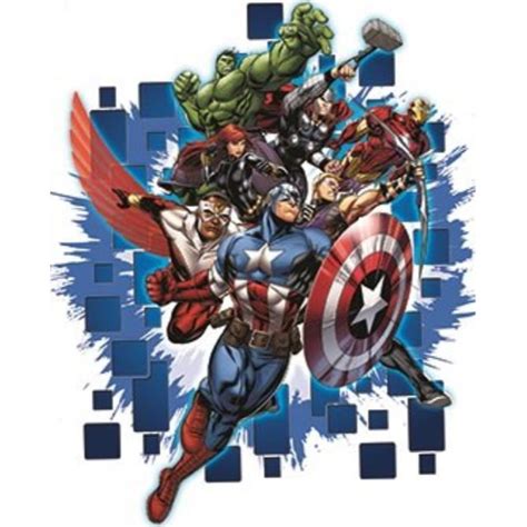 9 Inch Marvel Avengers Assemble Group Hulk Iron Man Thor Captain