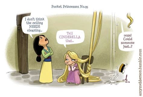 35 Mulan And Rapunzel Feat Cinderella Drawing By Pocketprincesses