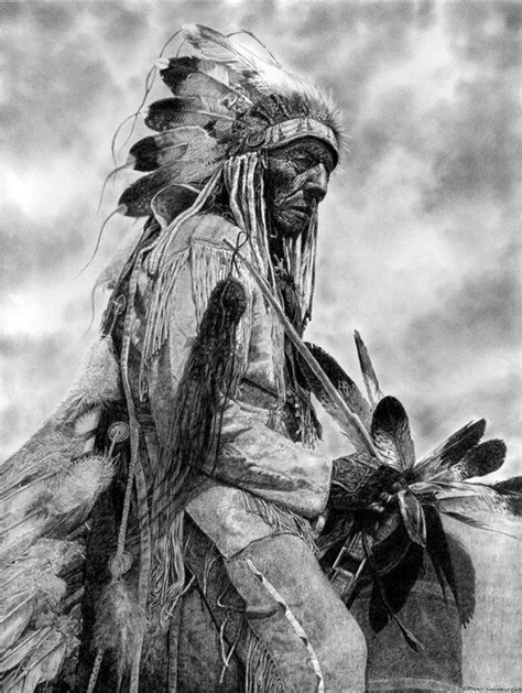 Native American Art Native American Chief More Pencil Drawings