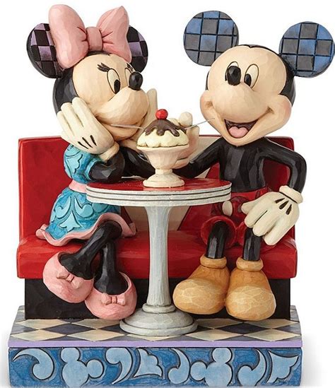 Disney Traditions By Jim Shore Mickey And Minnie Soda Shop Figurine