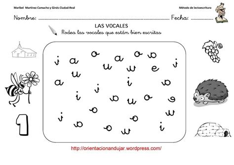 Programa De Lectoescritura Trabajamos Las Vocales Imagenes Educativas Word Search Puzzle