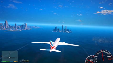 Los Santos To Liberty City Flight Boeing 787 8 Youtube