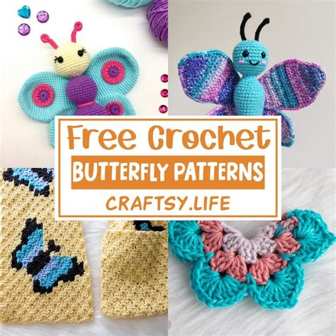 Free Crochet Butterfly Patterns For Beginners Craftsy