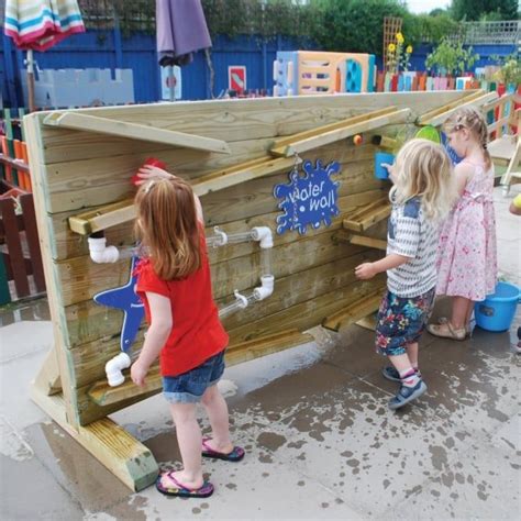 Eyfs Water Wall Water Walls Natural Playground Outdoor Play Areas