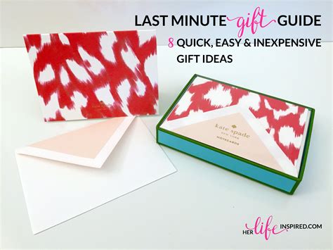 Well, diy gifts or homemade birthday gifts are here for your rescue. Last Minute Gift Guide: Quick, Easy & Inexpensive Gift ...