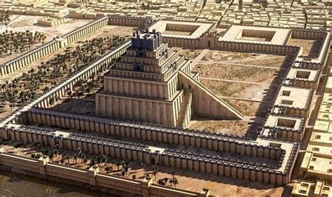 Enlil S Sumerian City Ziggurat At Nippur Ancient Babylon Tower Of