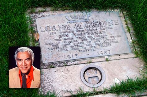 Lorne Greene Famous Tombstones Famous Graves Old Cemeteries