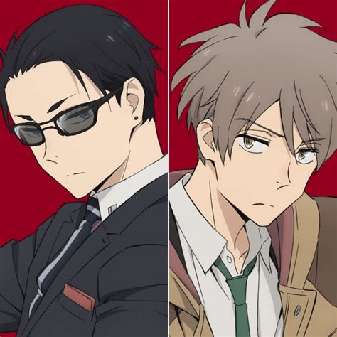 Two Anime Characters One With Glasses And The Other Without