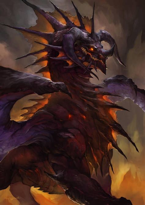 Onyxia Fanart by thiago-almeida | Dragon artwork, Fantasy beasts