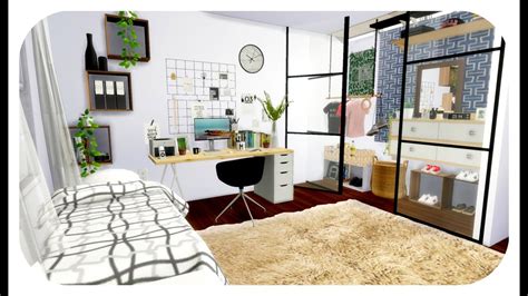 Maybe you would like to learn more about one of these? The Sims 4| Speed Build | My Dorm Room + CC Links - YouTube