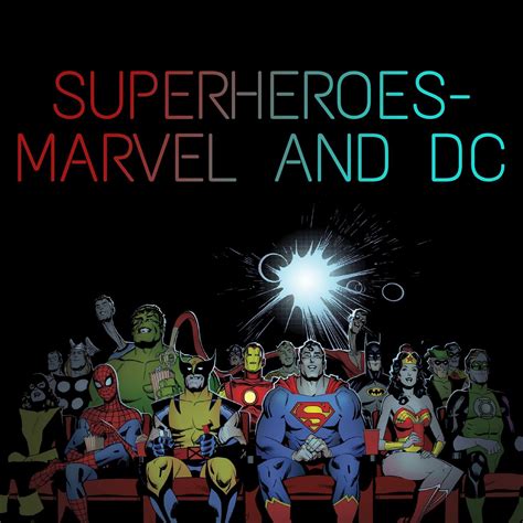 Superheroes Marvel And Dc