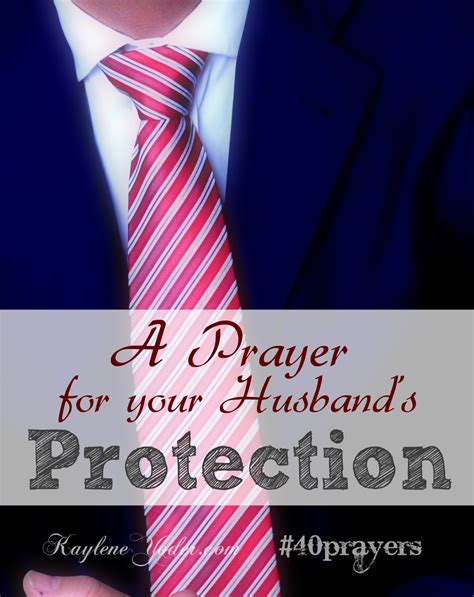 A Prayer For Our Husbands Protection