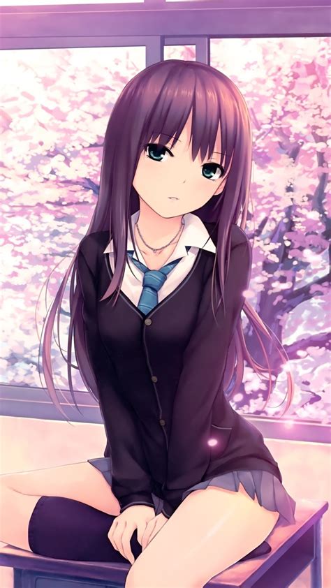 Download 1080x1920 Wallpaper Cute Anime Girl Beautiful