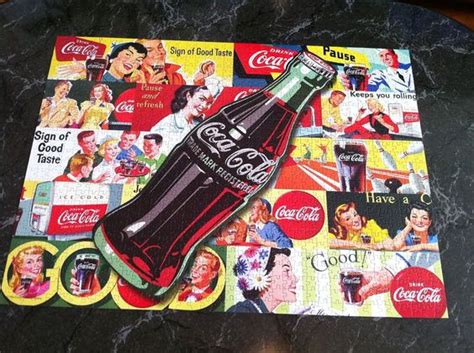 This puzzle features furry polar bears enjoying bottles of coke that are (literally) ice cold! Coca-Cola puzzle 1,000 pieces | must...do...puzzles ...