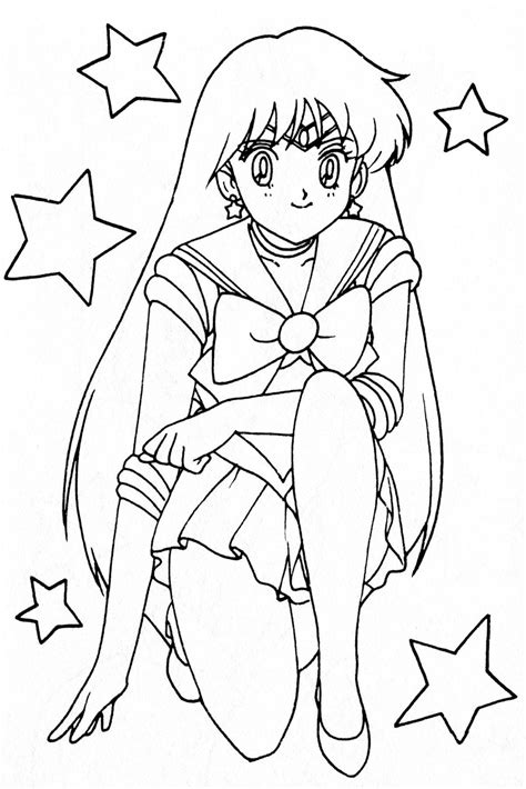 Dibujos De Sailor Moon Para Colorear Facil