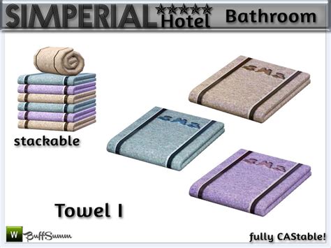 The Sims Resource Simperial Bath Towel I