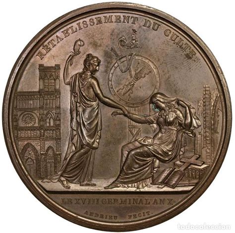 El concordato de 1801 fue el concordato entre la francia revolucionaria y la santa sede. La medalla del concordato de 1801 - Vendido en Subasta ...