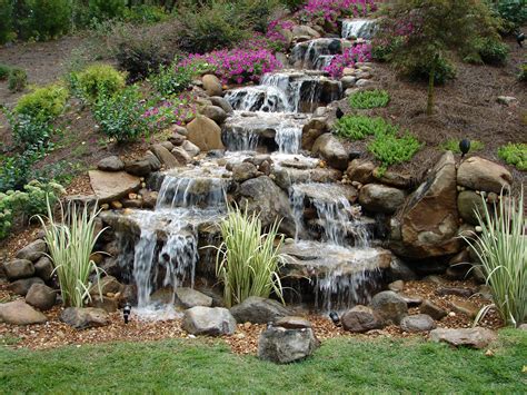 Whether you're looking for a garden pond, backyard pond or water gardens with waterfalls, we can help you every step of the way. Pondless Waterfall Patio Backyard Ideas Garden Ponds And Waterfalls - recognizealeader.com