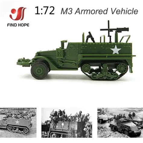 172 M3 Half Track Military Armored Vehicle Assembly Model 792 Picclick