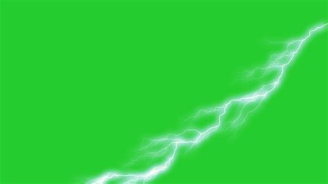 Thunderstorm Lighting Green Screen Video Effectslightning Strike