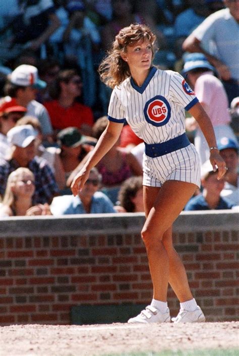 Marla Collins Cubs Ball Girl In The S Chicago Cubs Vintage Cubs