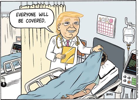 Cartoon Trumps Health Care Plan
