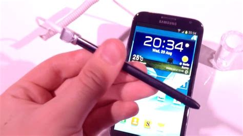 Samsung Galaxy Note 2 Hands On Video Cnet