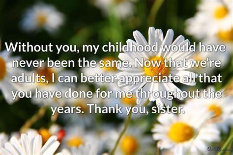 30 Sweet Thank You Messages For Sisters