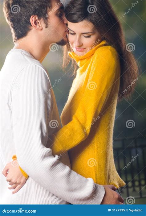 Young Embracing Couple Stock Image Image Of Love Pair 3177335