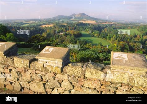 Autumn Landscape Scotland Scott S View Looking Across The River Tweed