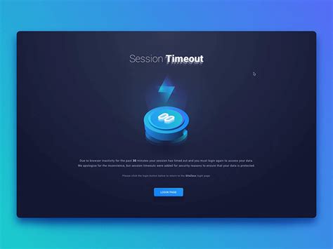 Session Timeout Designs Themes Templates And Downloadable Graphic