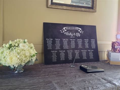 All White Sign In Table Flowers By Seasonal Celebrations Feature