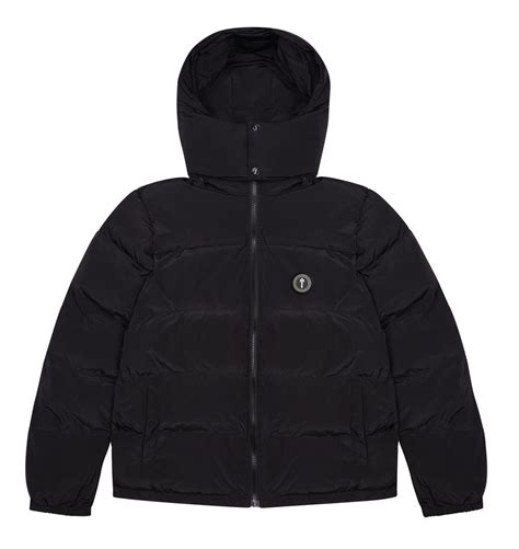 Trapstar Irongate Detachable Hooded Puffer Jacket Black Hype Locker Uk