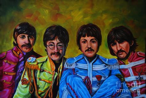 Beatles Painting By Nancy Bradley Pixels