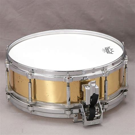 Pearl B 914 Free Floating Brass 14x5 Snare Drum 1st Gen Reverb Uk