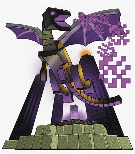 Minecraft Ender Dragon Colour In How To Draw Ender Dragon Step 20