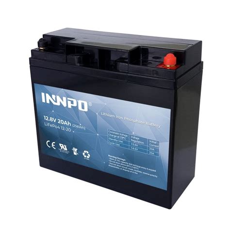Battery Lifepo4 12v 20ah Innpo Rechargeable Lithium