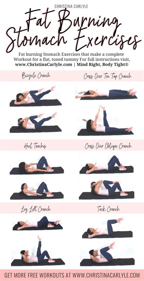 The Best Stomach Exercises For A Tight Flat Toned Tummy Christina
