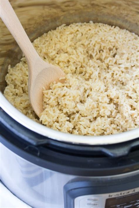 Ratio of rice to water. Instant Pot Brown Rice