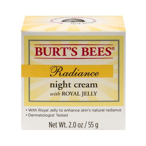 burt s bees radiance night cream 2 oz